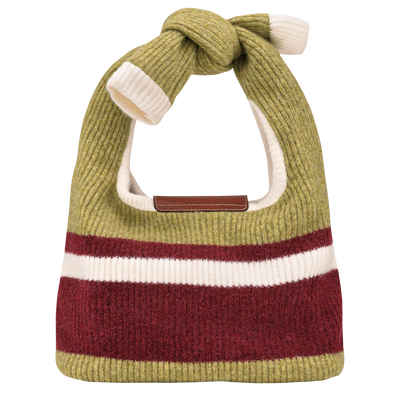 Le Pliage Collection Shoulder bag M, Pistachio/Burgundy