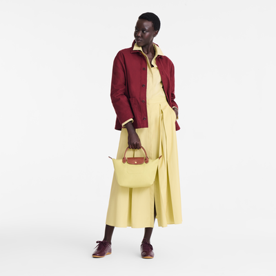 Le Pliage Original S Handbag , Pistachio - Recycled canvas