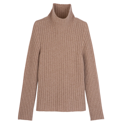 High neck sweater , Pink Tea - Knit