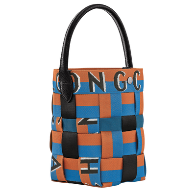 Re-Play Bucket bag XS, Cedar/Walnut