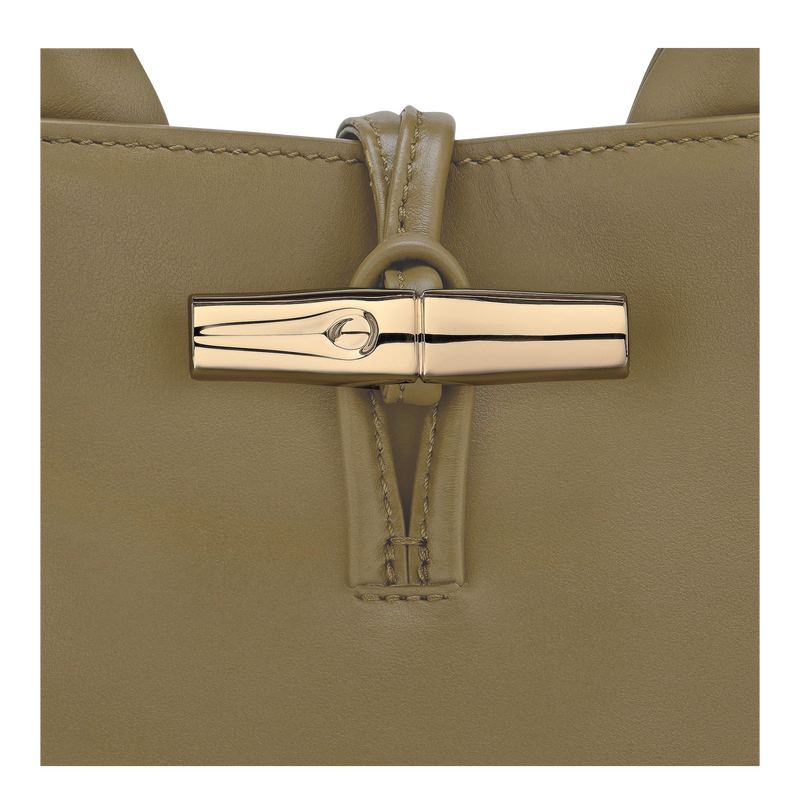 Le Roseau S Handbag , Olive - Leather  - View 7 of  7