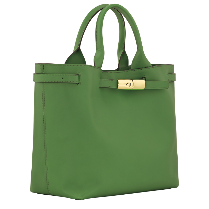 Le Smart L Handbag , Matcha - Leather  - View 2 of  5