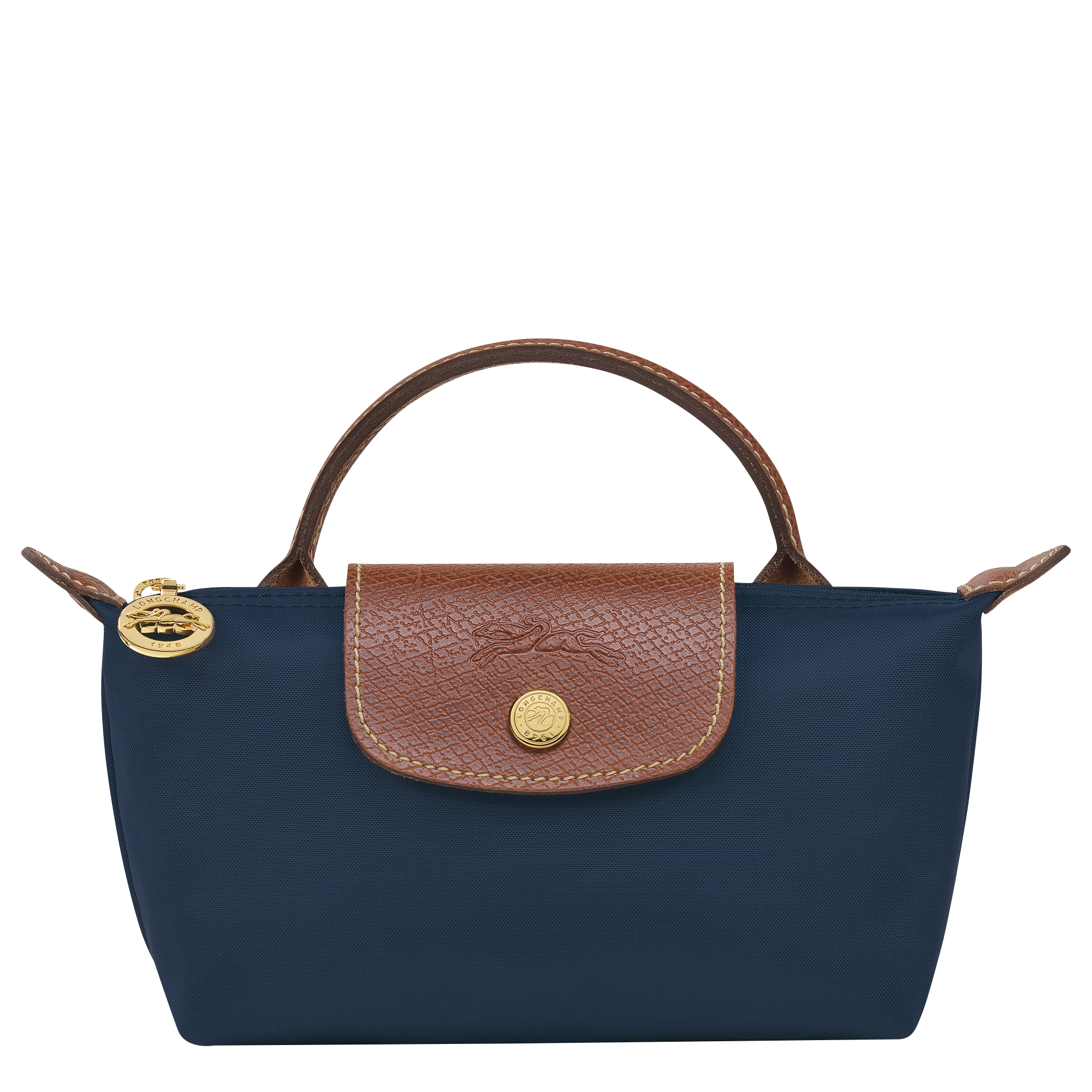 Le Pliage Original Pouch with handle, Navy
