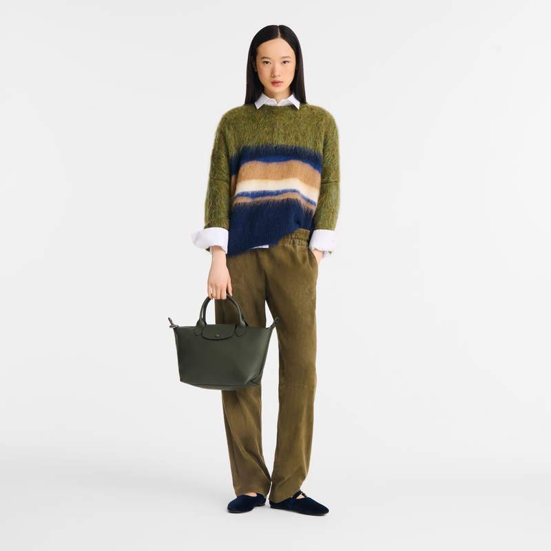 Le Pliage Xtra S Handbag , Fir - Leather  - View 2 of  6