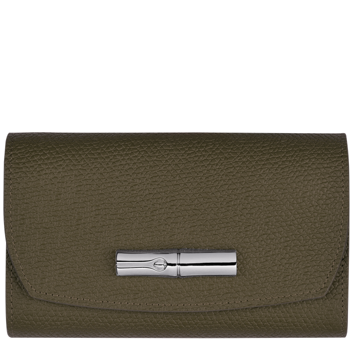 Compact wallet Roseau Khaki (30002HPN292) | Longchamp MY