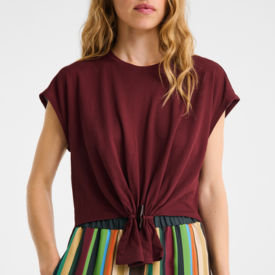 null Top, Burgundy