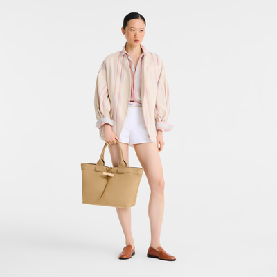 Le Roseau L Tote bag , Desert - Canvas