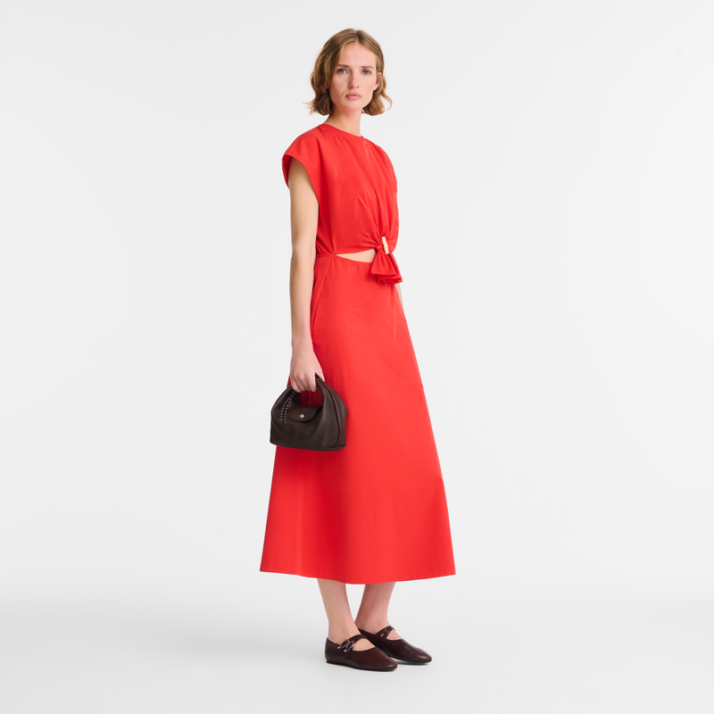 Le Pliage Xtra XS Handbag , Mocha - Leather  - View 2 of  4