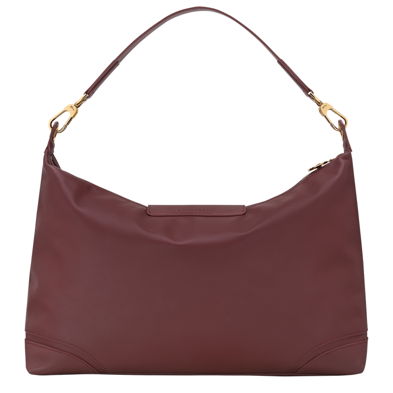 Le Pliage Xtra Shoulder bag , Burgundy - Leather  - View 3 of  3