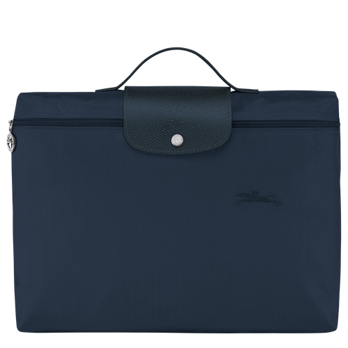 Le Pliage Green S Briefcase , Navy - Recycled canvas - View 1 of  5
