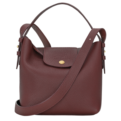 Le Cadence S Bucket bag , Burgundy - Leather