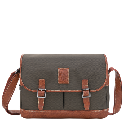 Boxford L Crossbody bag , Brown - Recycled canvas