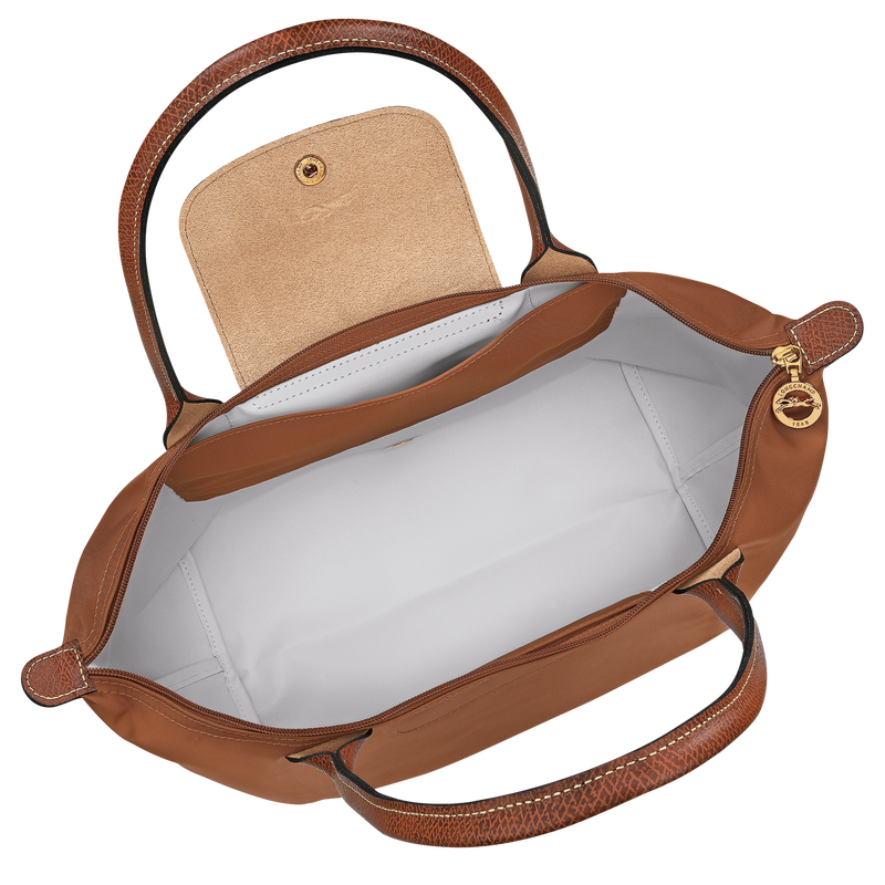 Le Pliage Original M Tote bag , Cognac - Recycled canvas  - View 5 of  7
