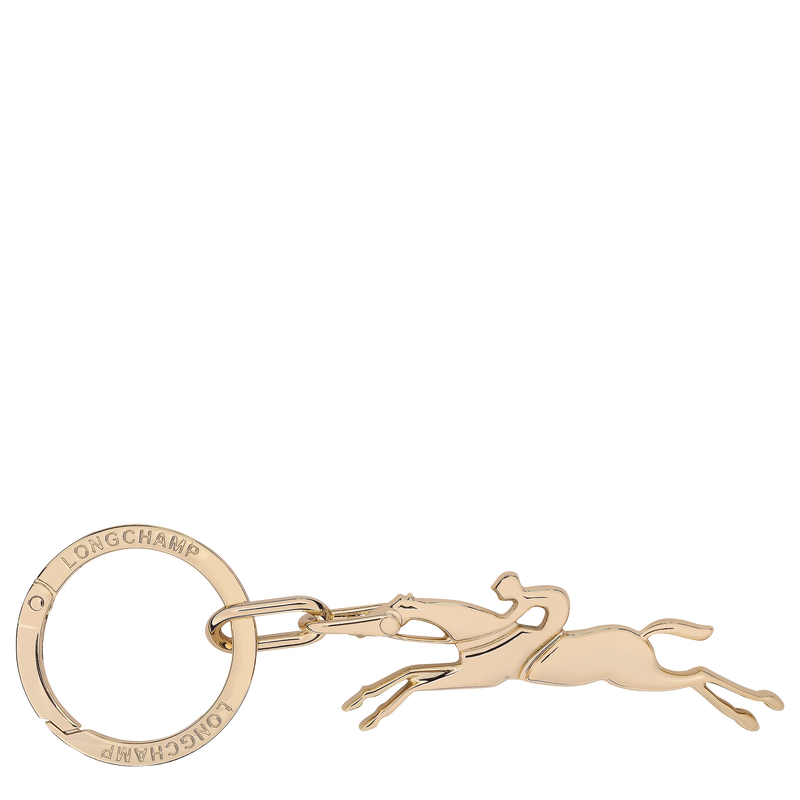 Cavalier Longchamp Keyring , Very pale gold - Metal  - View 1 of  1