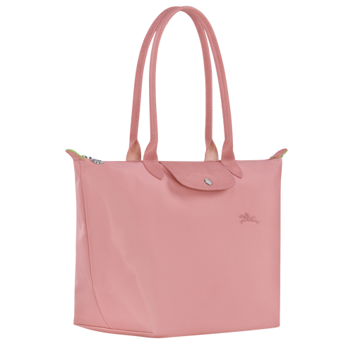 Le Pliage Green L Tote bag Pink - Recycled canvas (L1899919P75