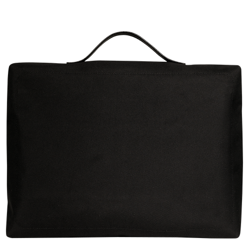 Boxford S Briefcase , Black - Canvas - View 4 of  4