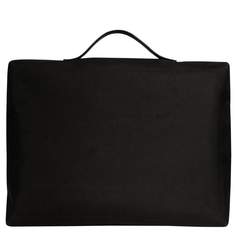 Boxford S Briefcase , Black - Canvas  - View 4 of  4