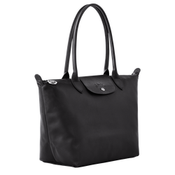 Le Pliage Xtra M Tote bag , Black - Leather