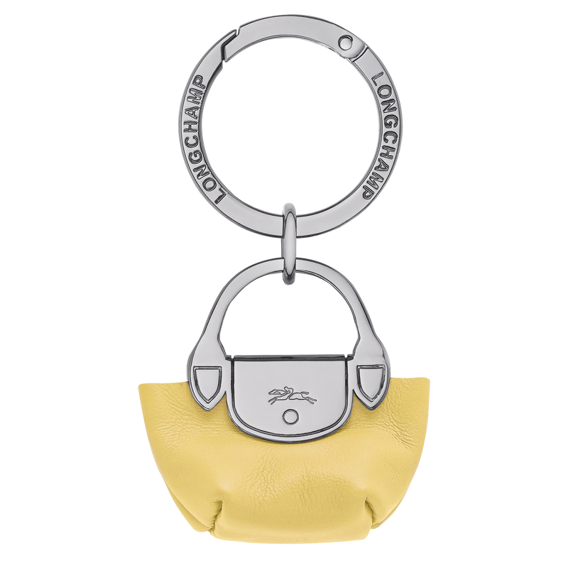 Le Pliage Xtra Key ring , Lime - Leather  - View 1 of  1