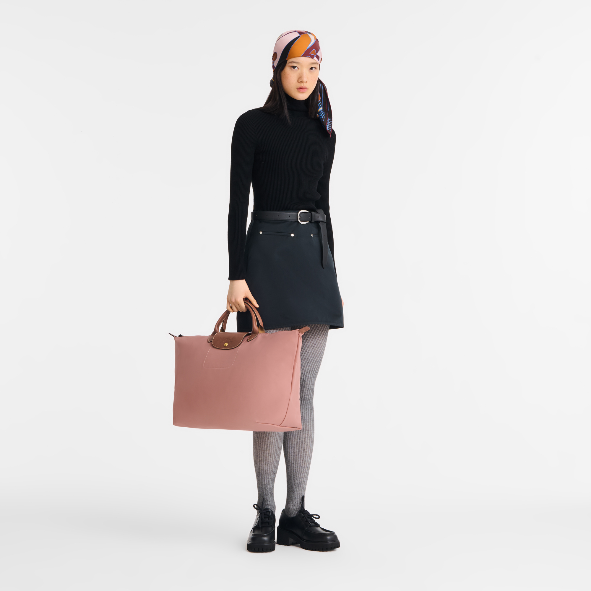 Le Pliage Original Travel bag L, Pink Tea