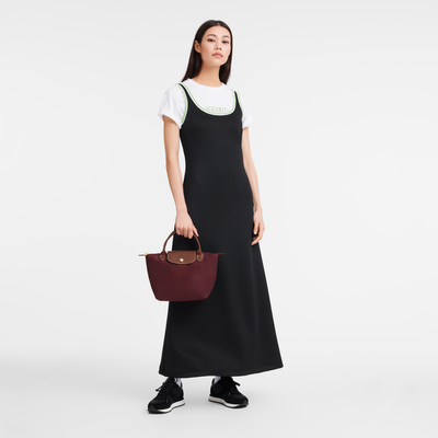 Le Pliage Original Handbag S, Burgundy