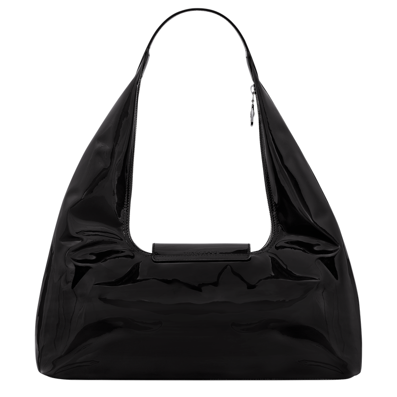Le Pliage Xtra L Shoulder bag , Black - Leather  - View 3 of  3