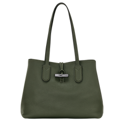 Le Roseau Essential M Tote bag , Khaki - Leather