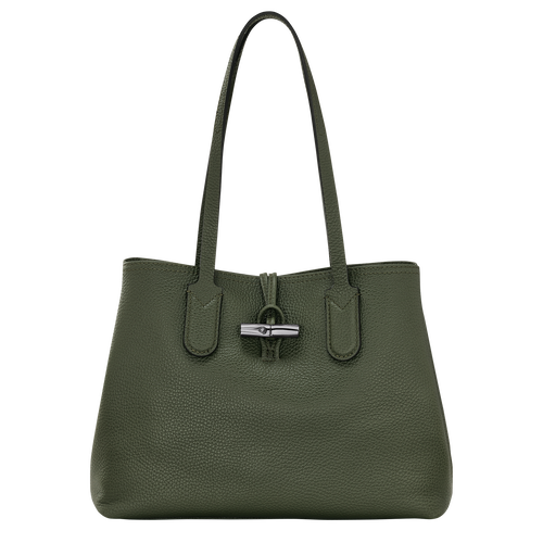 Roseau Essential M Tote bag , Khaki - Leather - View 1 of  4