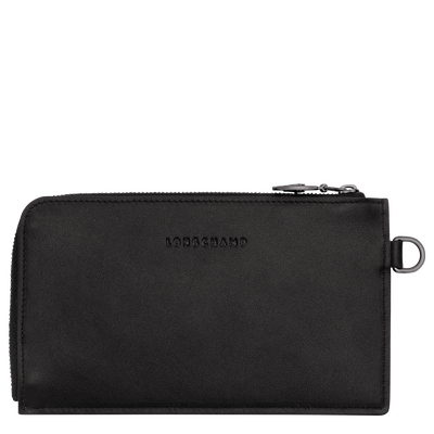 Le Pliage Xtra Pouch , Black - Leather