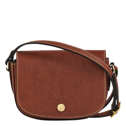 Épure XS Crossbody bag , Brown - Leather