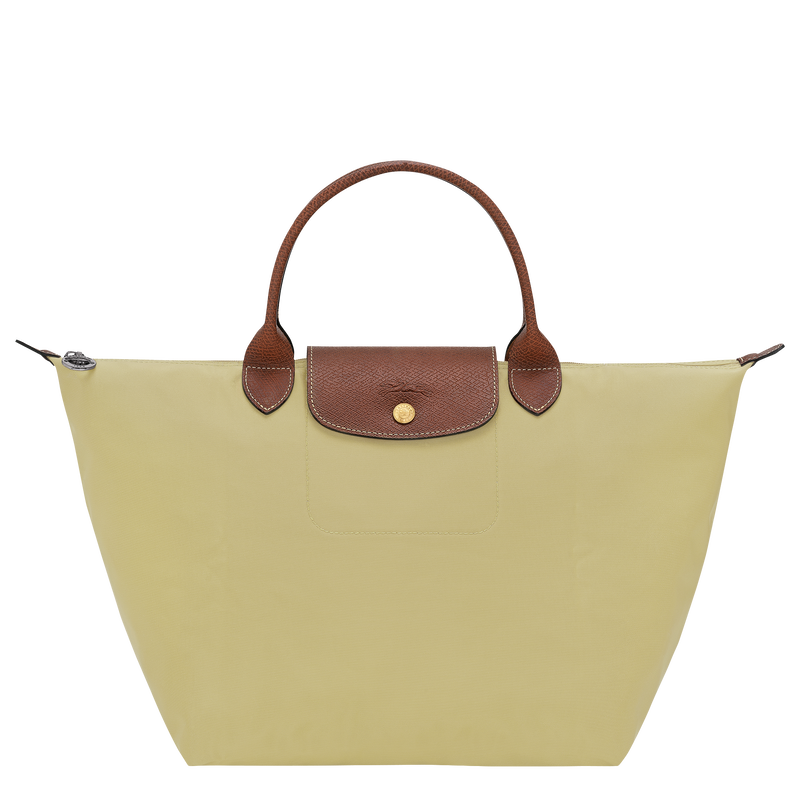 Le Pliage Original M Handbag , Pistachio - Recycled canvas  - View 1 of  6