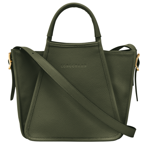 Le Foulonné S Handbag , Khaki - Leather - View 5 of  5
