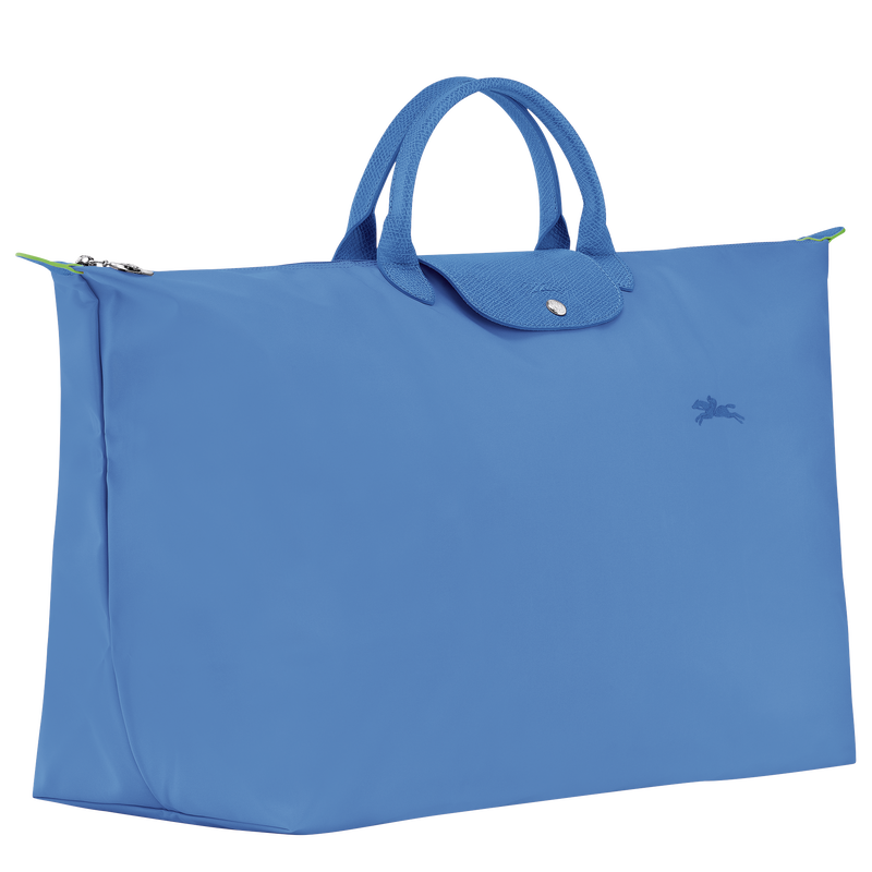Le Pliage Green M Travel bag , Cornflower - Recycled canvas  - View 3 of  6