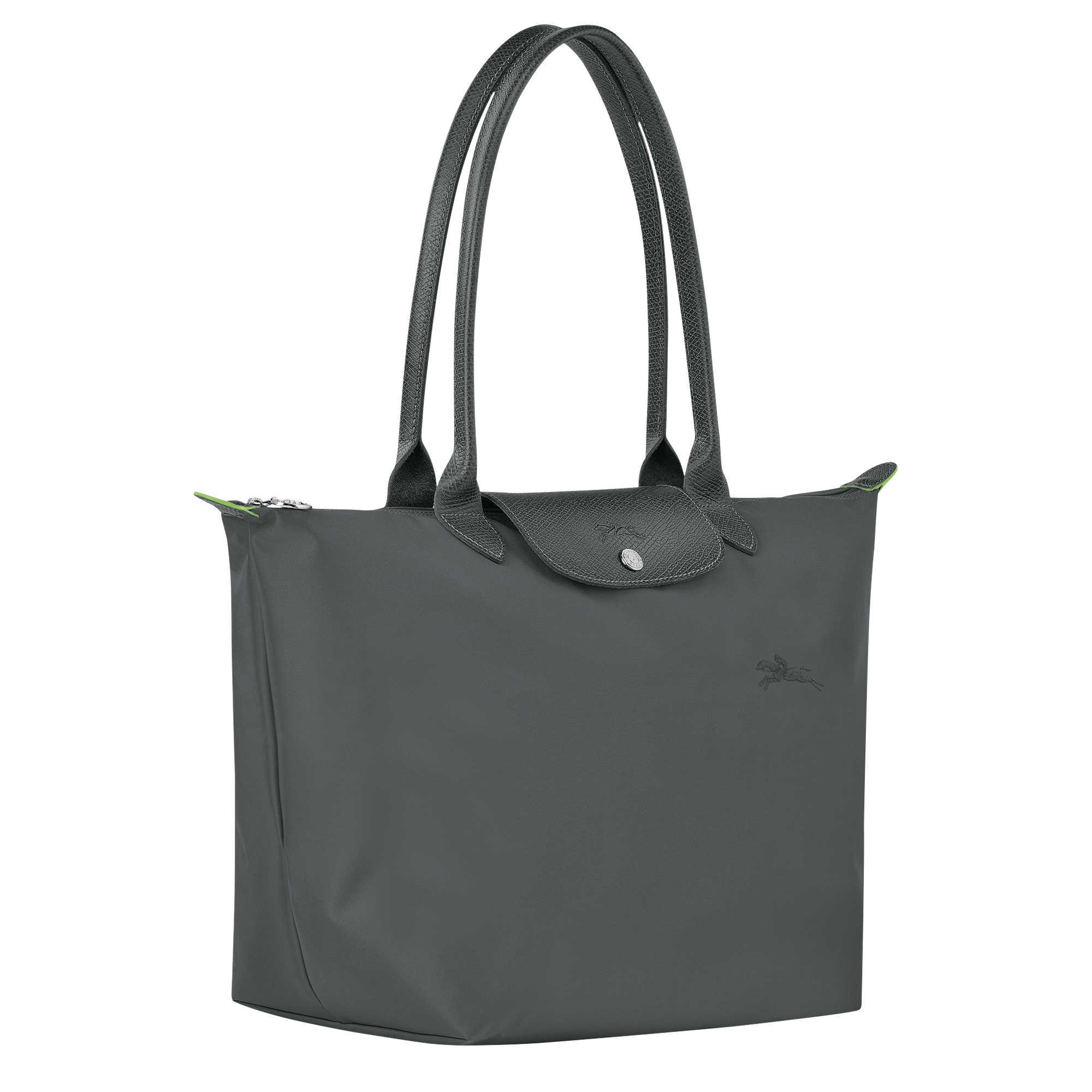 Le Pliage Green Tote bag L, Graphite