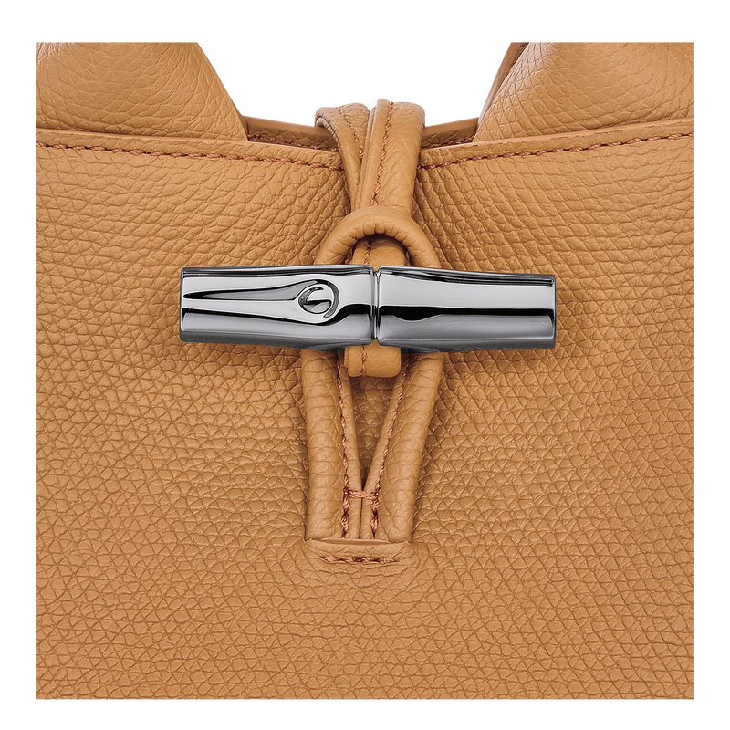 Le Roseau XS Handbag , Walnut - Leather  - View 7 of  7