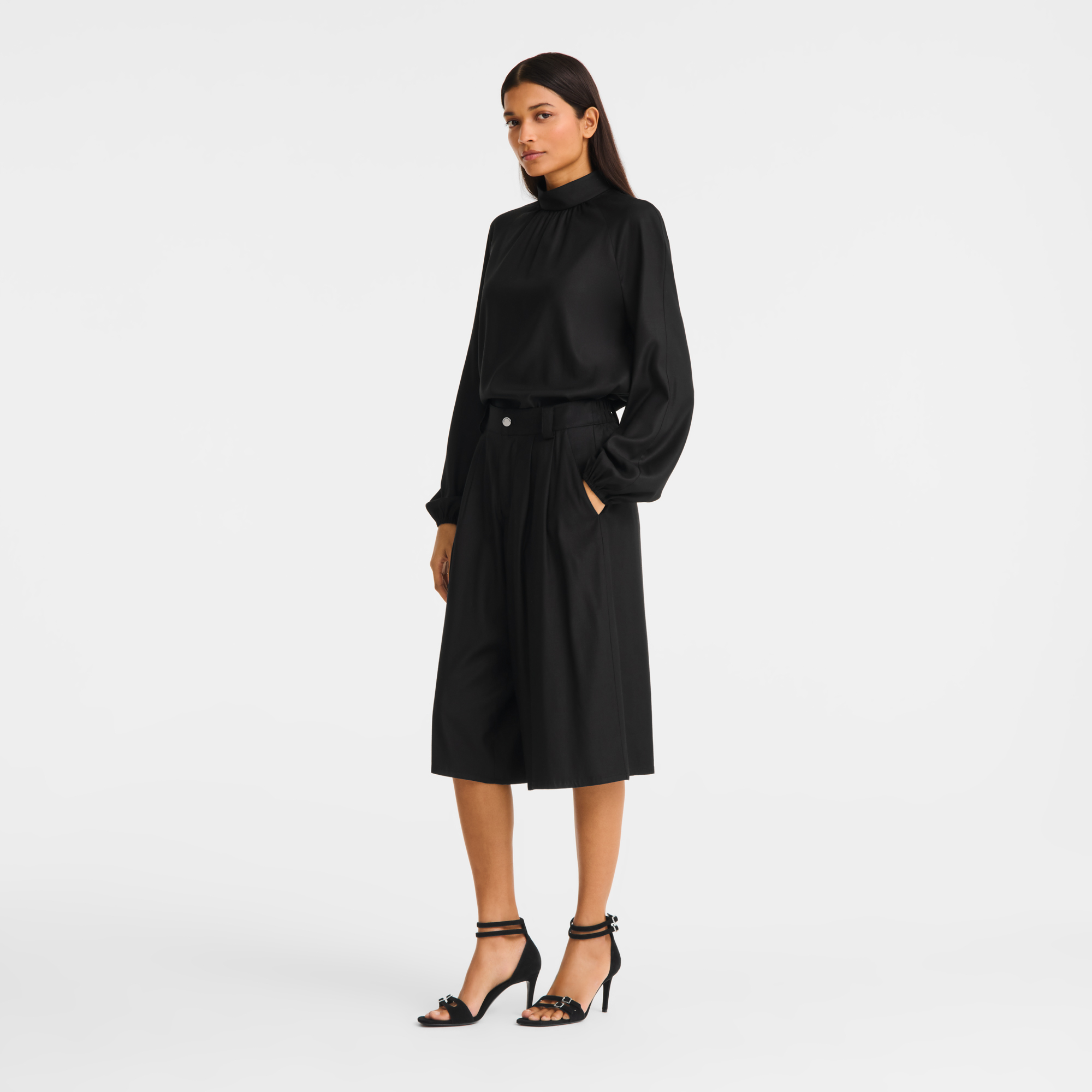 null Blouse, Black