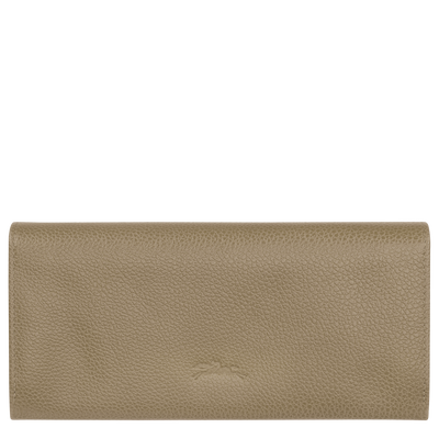 Le Foulonn&eacute; Long continental wallet , Lichen - Leather