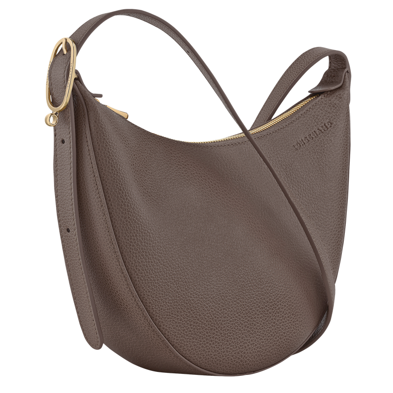 Le Foulonné S Crossbody bag , Taupe - Leather  - View 3 of  6