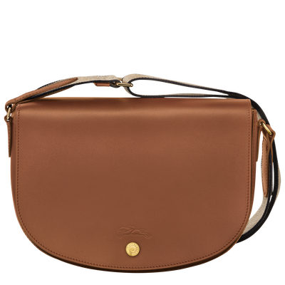 Épure M Crossbody bag , Cognac - Leather