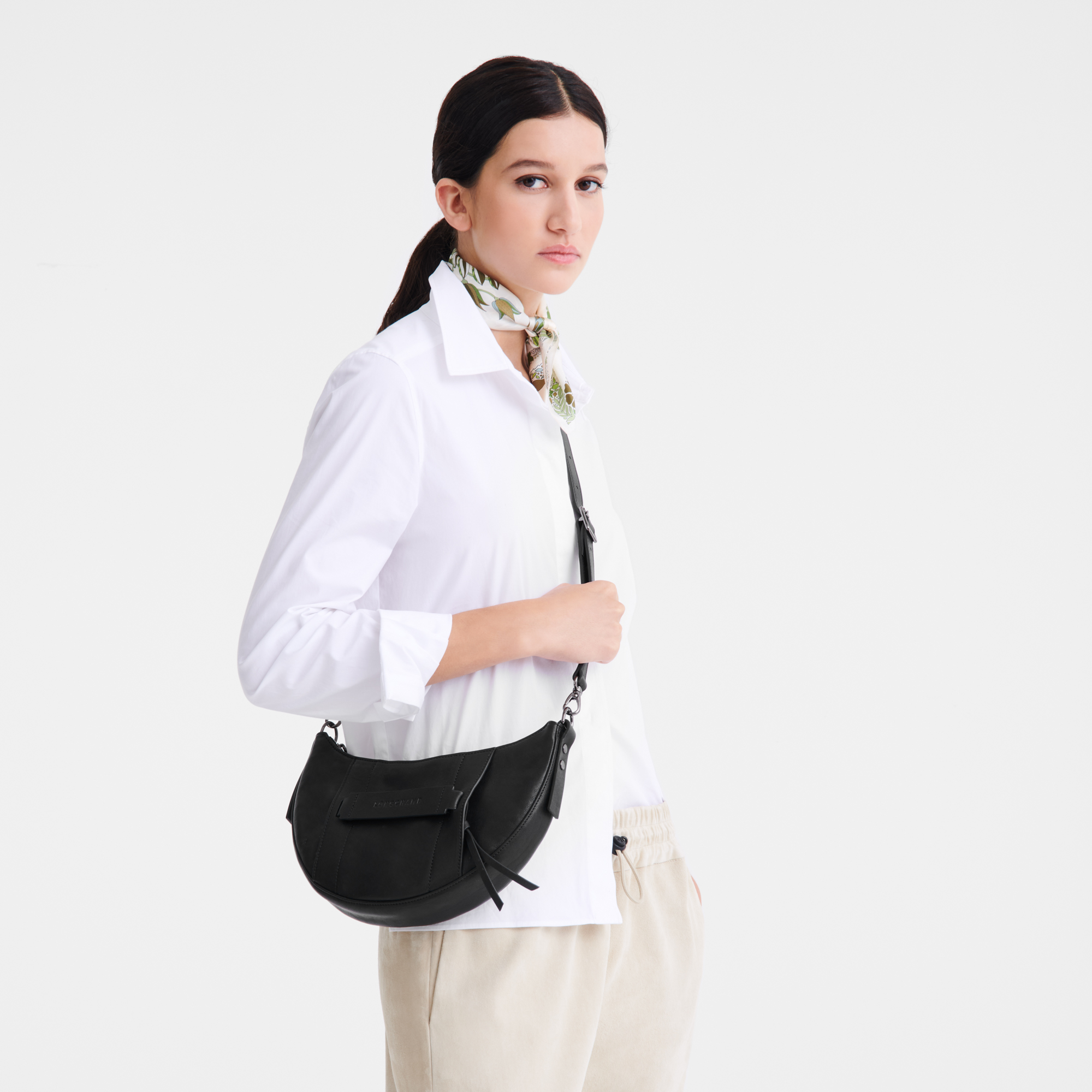 Crossbody bag S, Black - View 2 of 
        4 - zoom in Longchamp 3D Crossbody bag S, Black