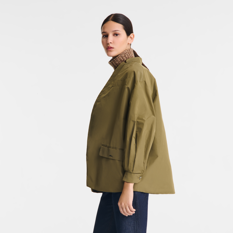 Kimono jacket , Artichoke - Techno taffeta  - View 4 of  6