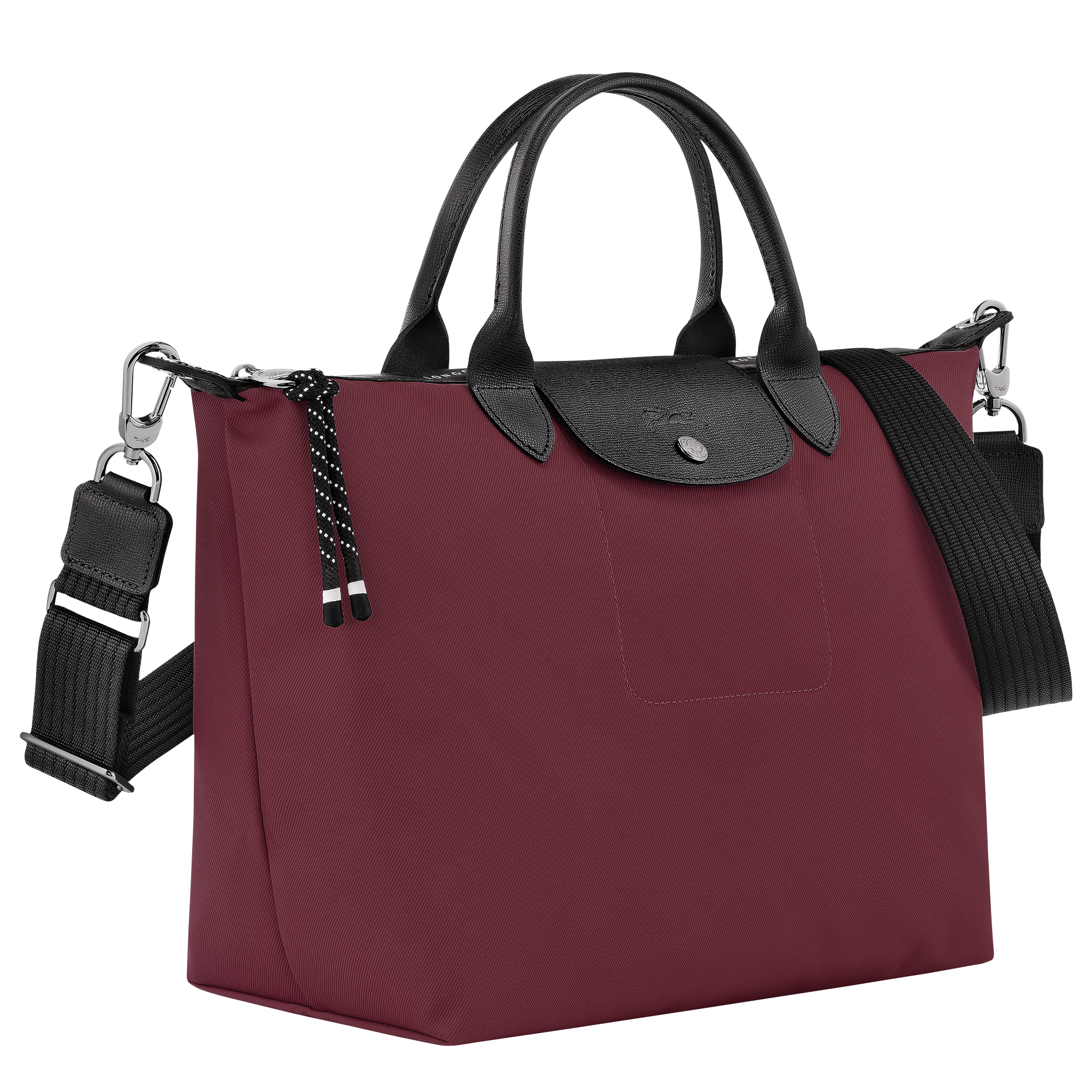 Le Pliage Energy Handbag L, Burgundy