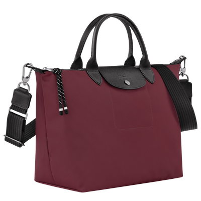Le Pliage Energy Handbag L, Burgundy