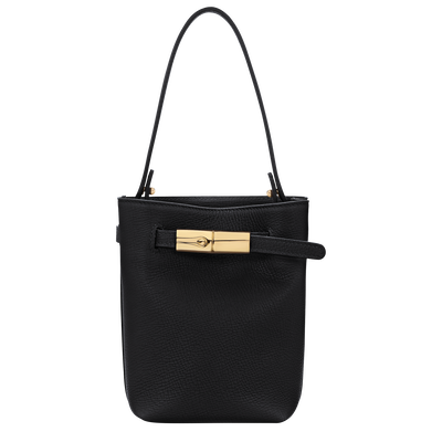 Le Smart XS Bucket bag , Black - Leather