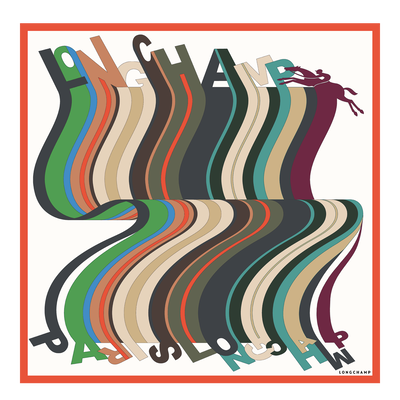 L'Arc-en-ciel Silk scarf 70 , Multicolor - Silk
