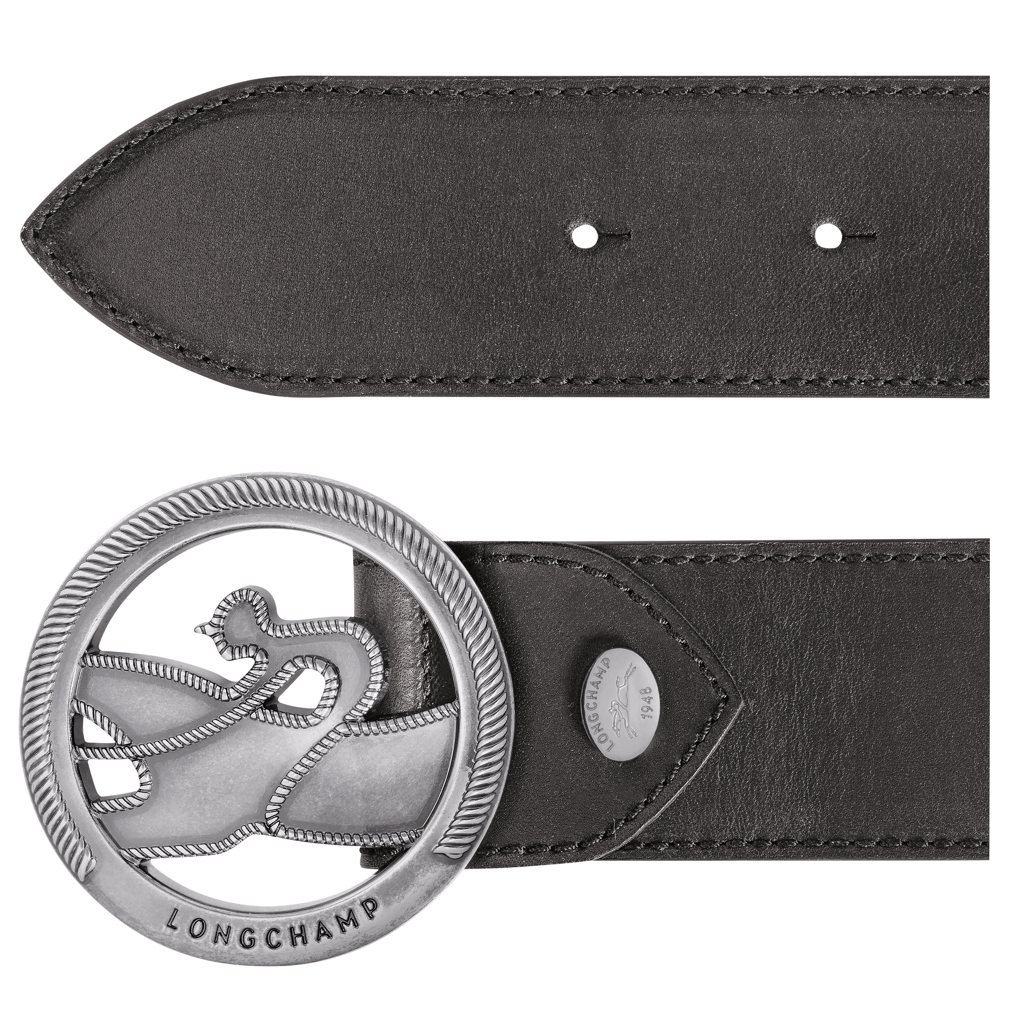 La M&eacute;daille Longchamp Ladies' belt, Mineral