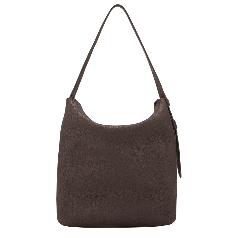 Le Cadence M Shoulder bag , Mocha - Leather  - View 3 of  5
