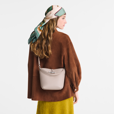 Le Roseau XS Bucket bag , Clay - Leather