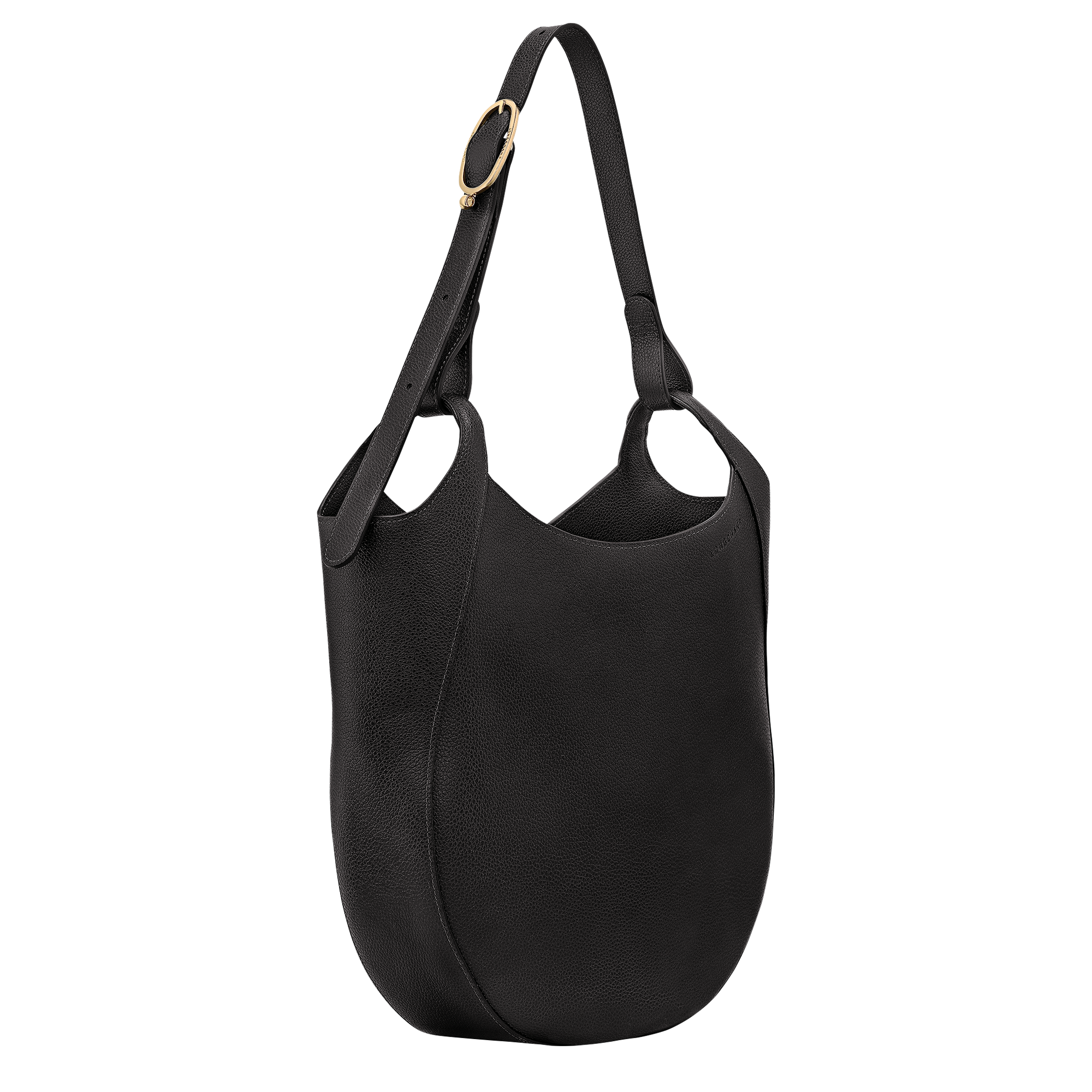 Hobo bag L, Black - View 3 of
6 - zoom in Le Foulonné Hobo bag L, Black