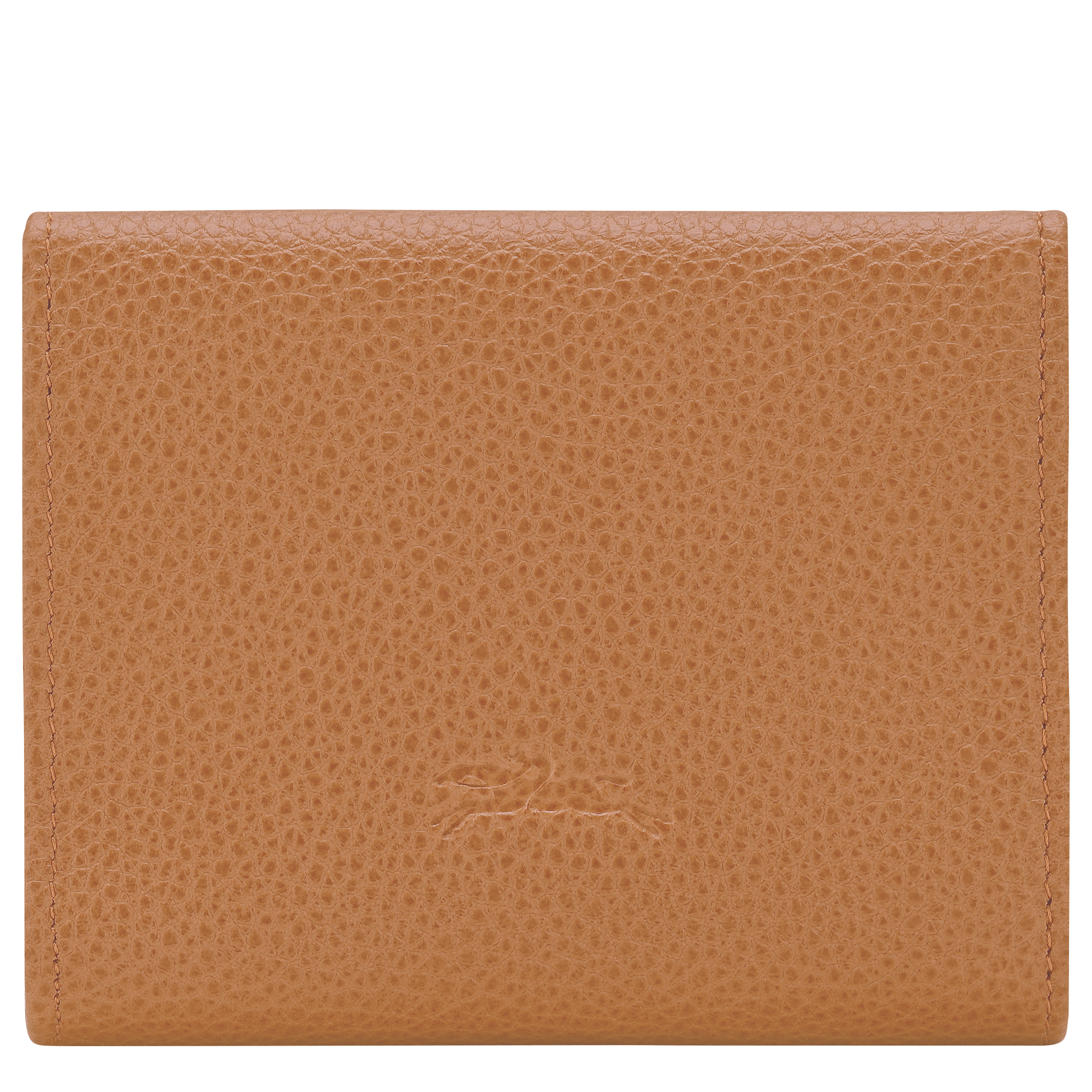 Le Foulonn&eacute; Compact wallet, Pecan